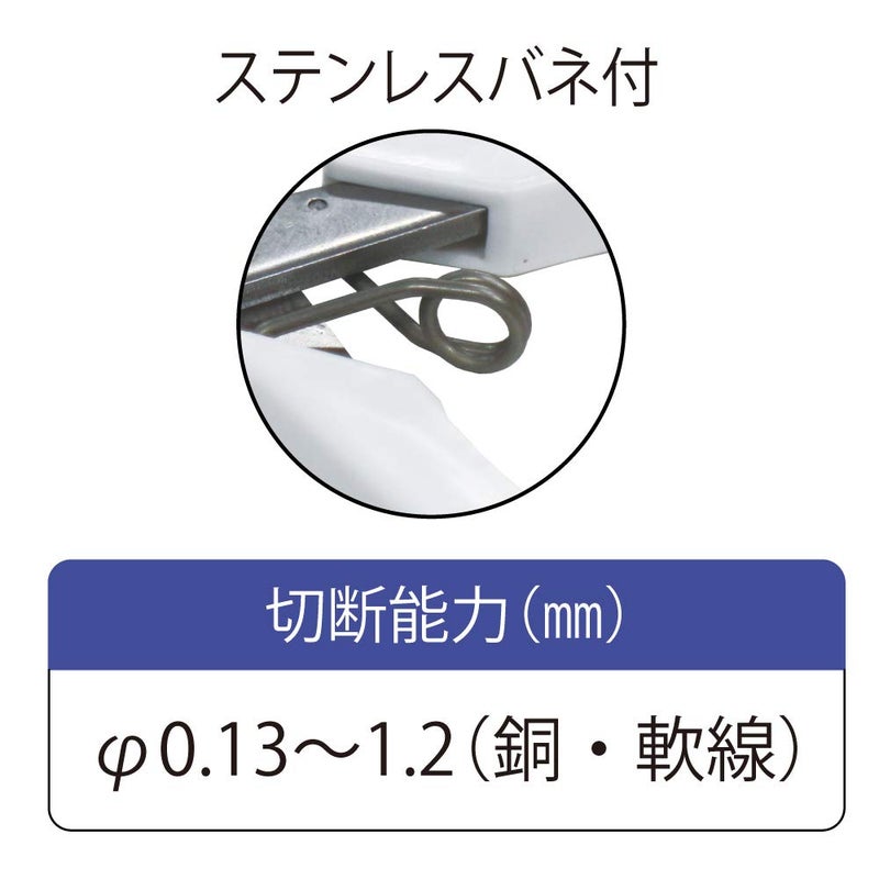 TOP Nipper Cutting Pliers Sharp Heavy Duty Japanese Stainless Steel, Spring Loaded Precision Flush Cut Pliers 4.5", Wire Cutter Tool, Made in JAPAN - Image 5